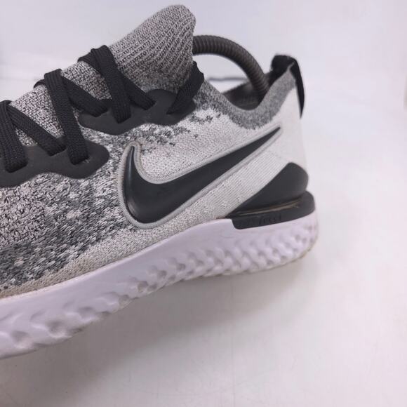 Nike Epic React Flyknit 2 Athletic Lace Up Shoe Mens Size 9 BQ8928-101 Gray main image 10